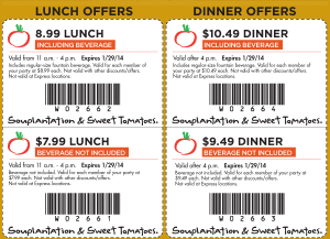 Souplantation and Sweet Tomatoes Coupons! - frugallydelish.com
