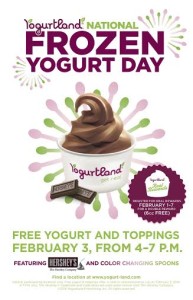 Yogurtland free