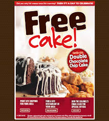 KFC free cake