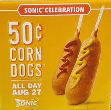 Sonic Corn Dog Aug