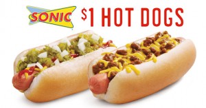 Sonic dollar hot dog